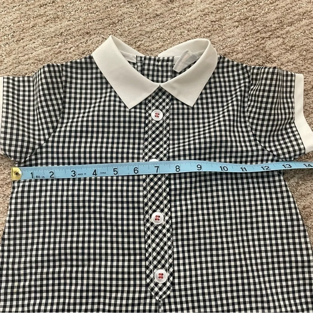 CINDERELLA Vintage Checkered Dress